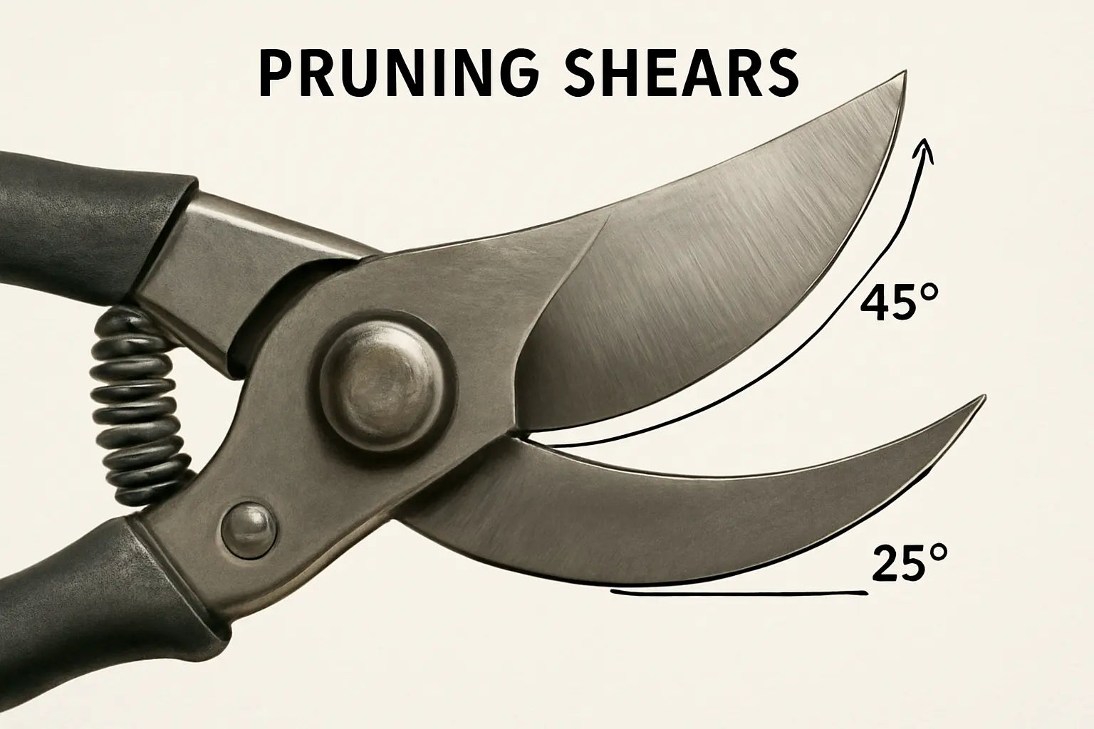 1. Understanding Pruning Shears Blade Angles
