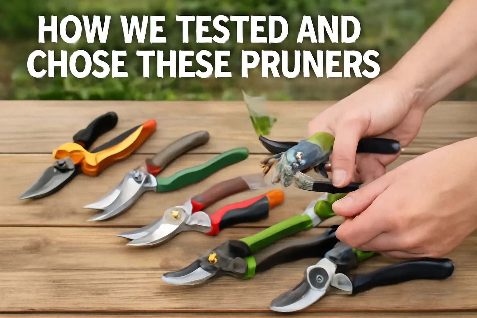 2. How We Tested and Chose These Pruners