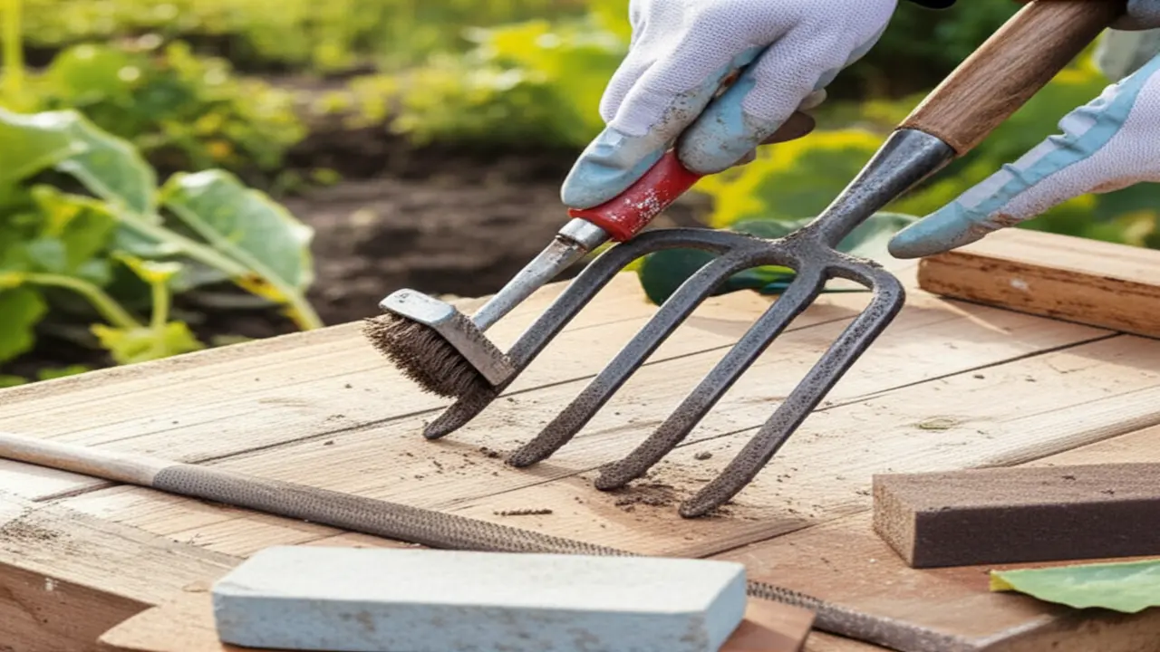4. Preparing Your Garden Fork for Sharpening