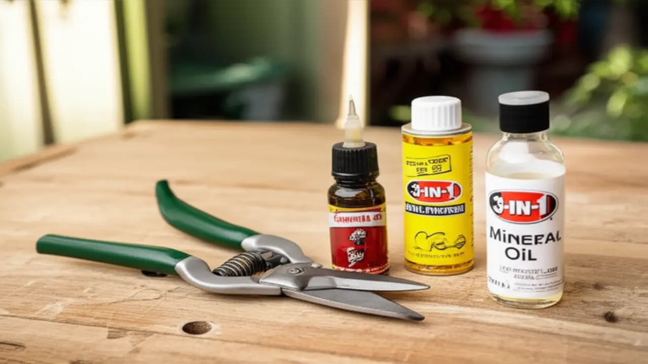 2. Selecting the Right Oil for Pruning Shears