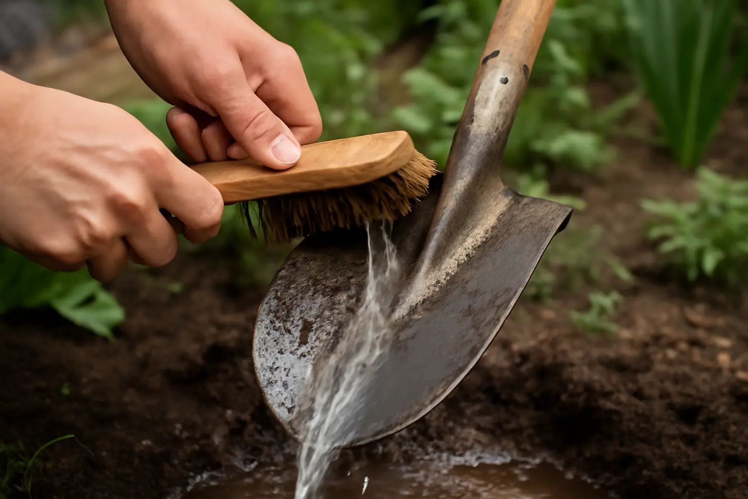 2. Cleaning Your Garden Spade After Use