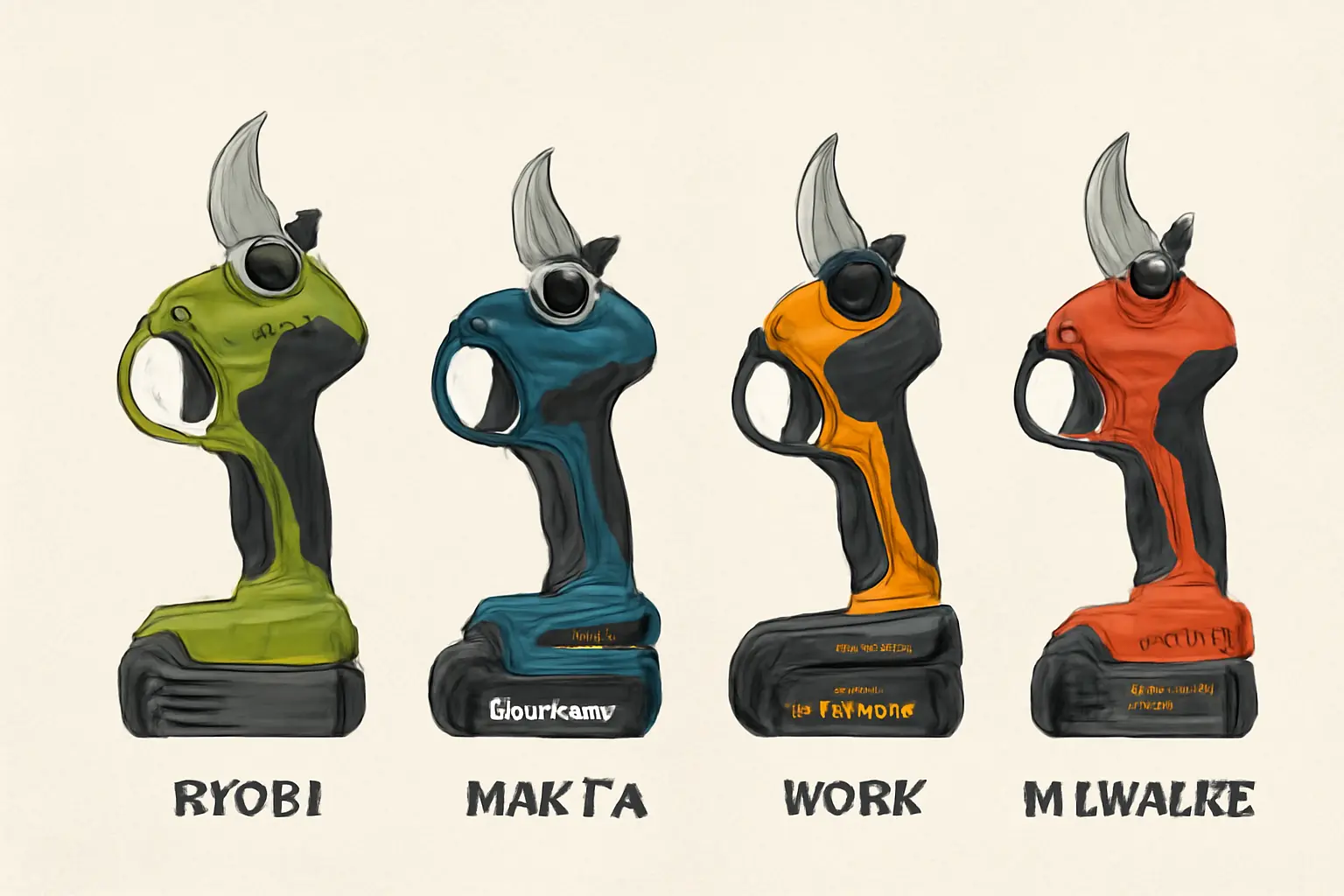 4. Comparing Leading Cordless Pruning Shear Models