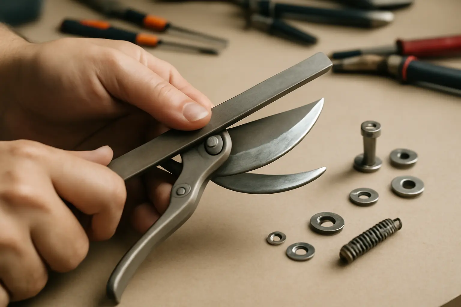 6. Deburring and Reassembling the Shears