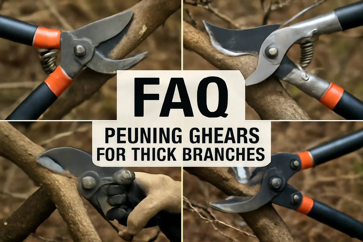7. Frequently Asked Questions (FAQ) on Pruning Shears for Thick Branches