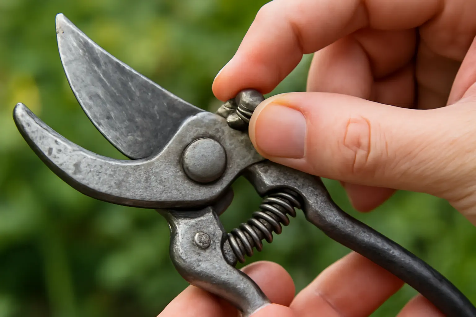 3. Maintaining Pruning Shears Spring Tension