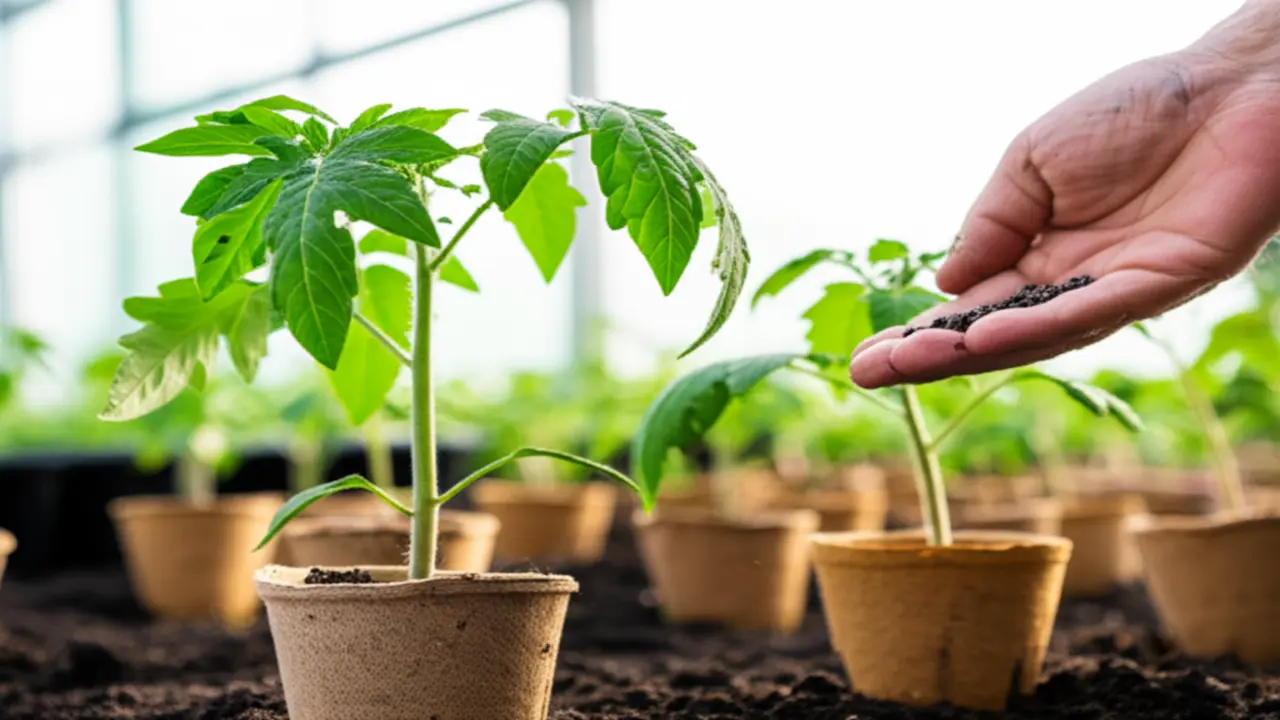 1. Optimizing Tomato Seedling Growth with Fertilizer