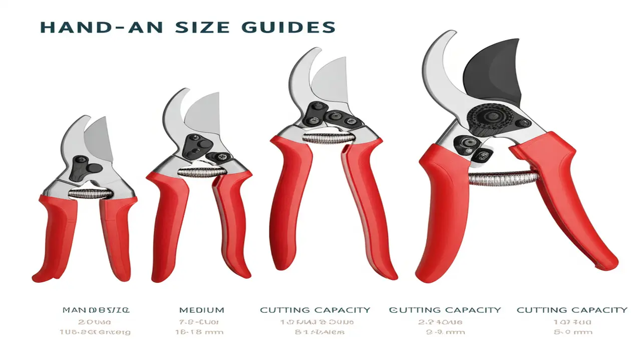5. Matching Hand Size, Cutting Capacity, and Tool Type