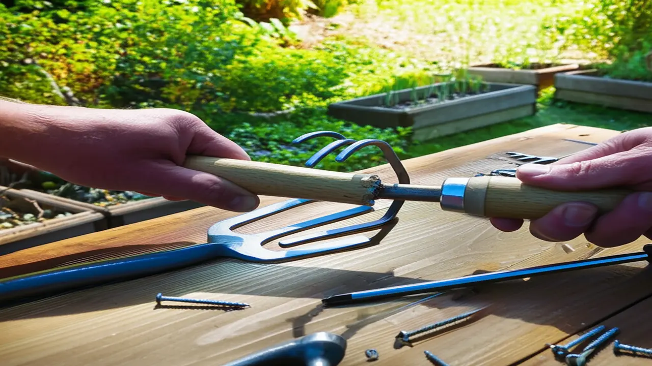 4. Replacing a Broken Garden Fork Handle
