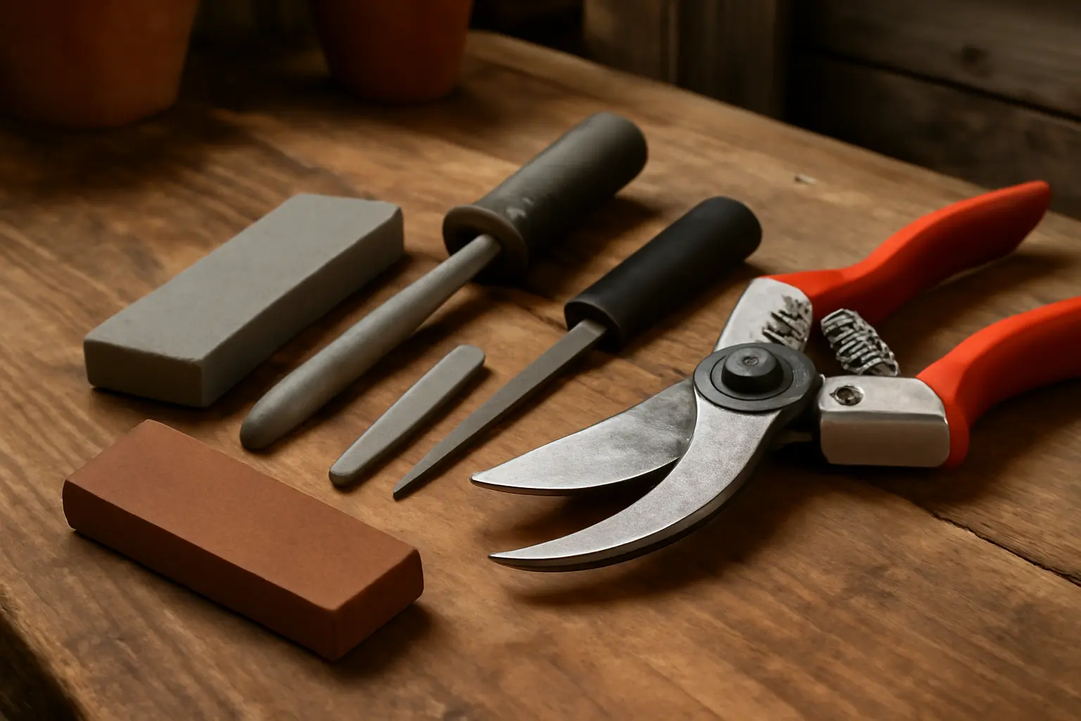 3. Sharpening Tools for Pruning Shears