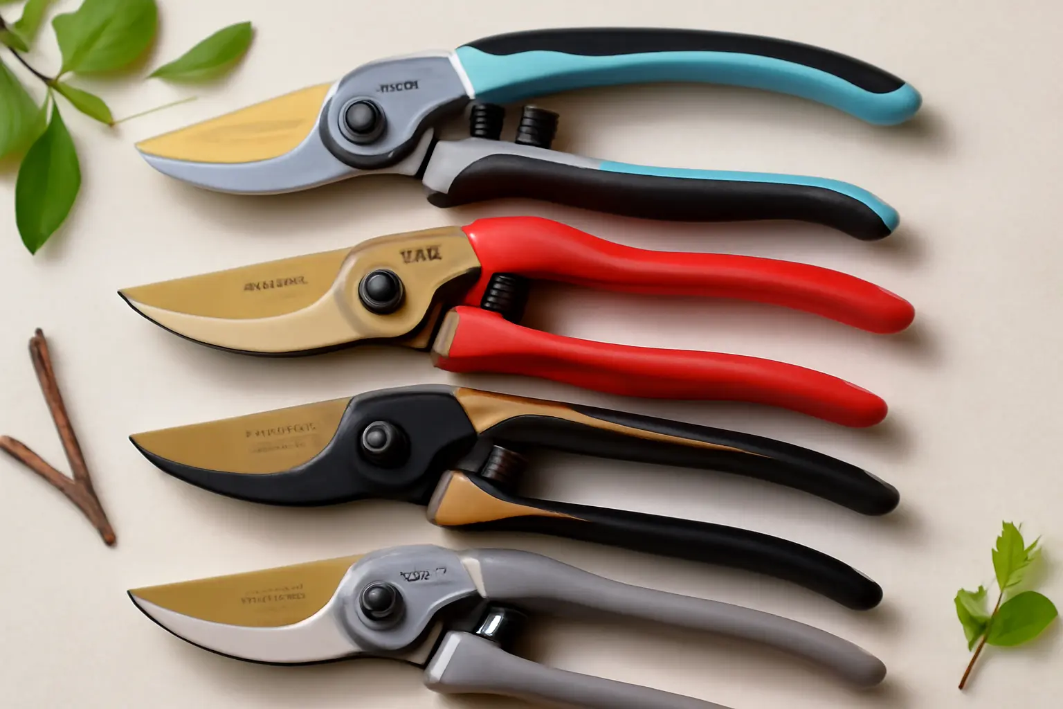 4. Top Titanium Pruning Shears Models and Brands
