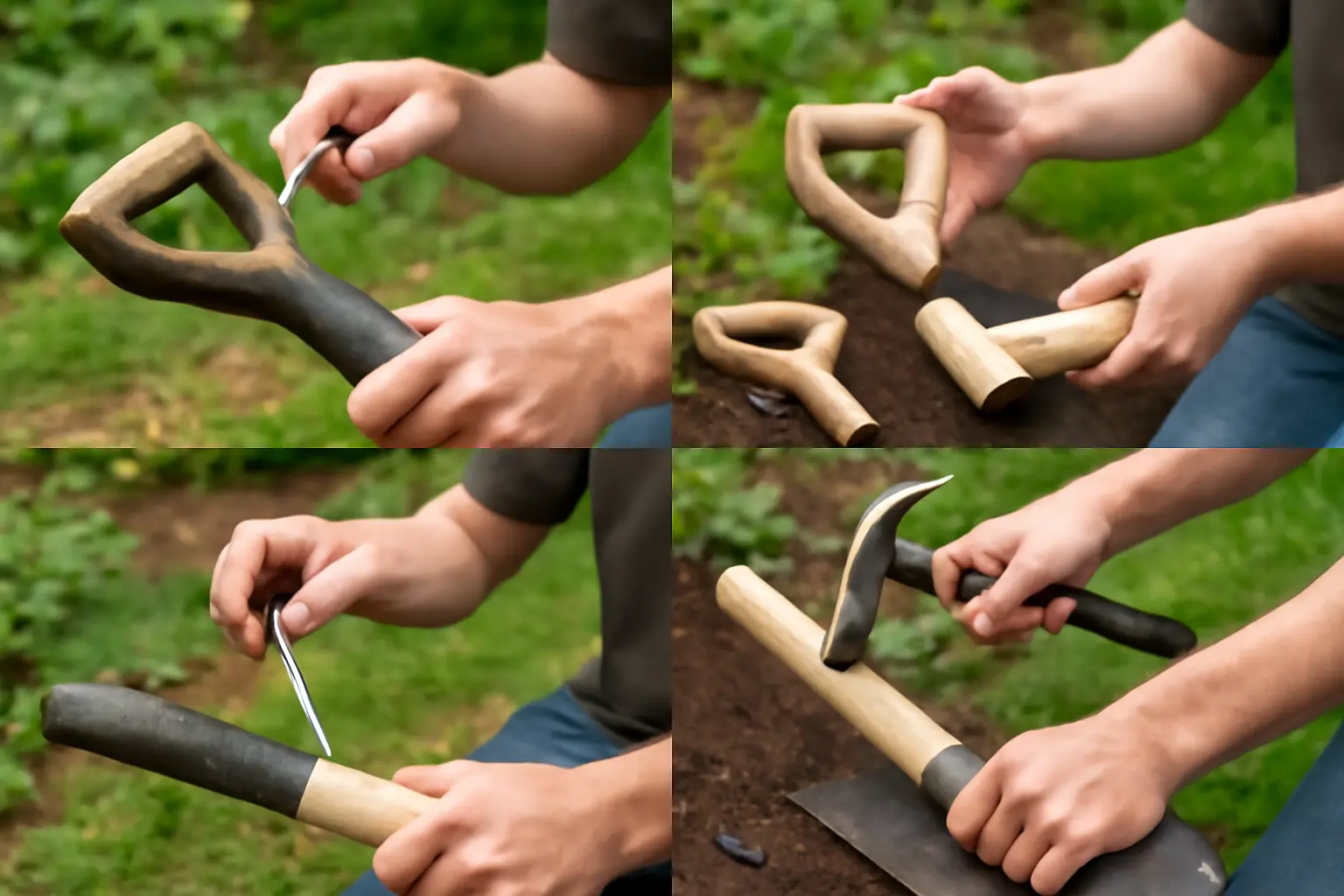 4. How to Replace a Garden Spade Handle