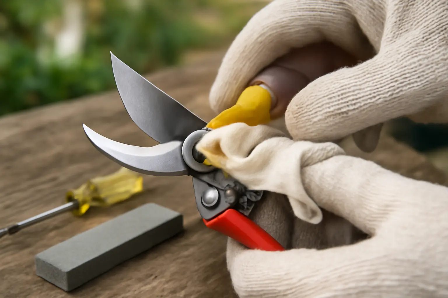 4. Maintenance After Pruning Shears Blade Replacement