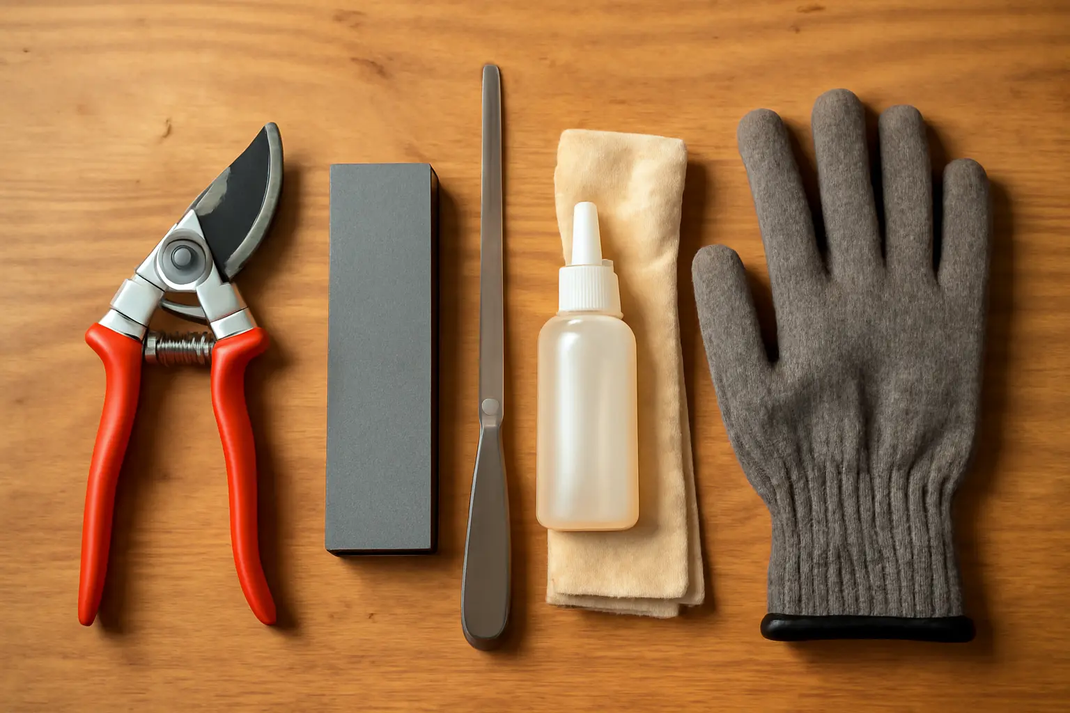 2. Tools and Materials Needed to Sharpen Pruning Shears