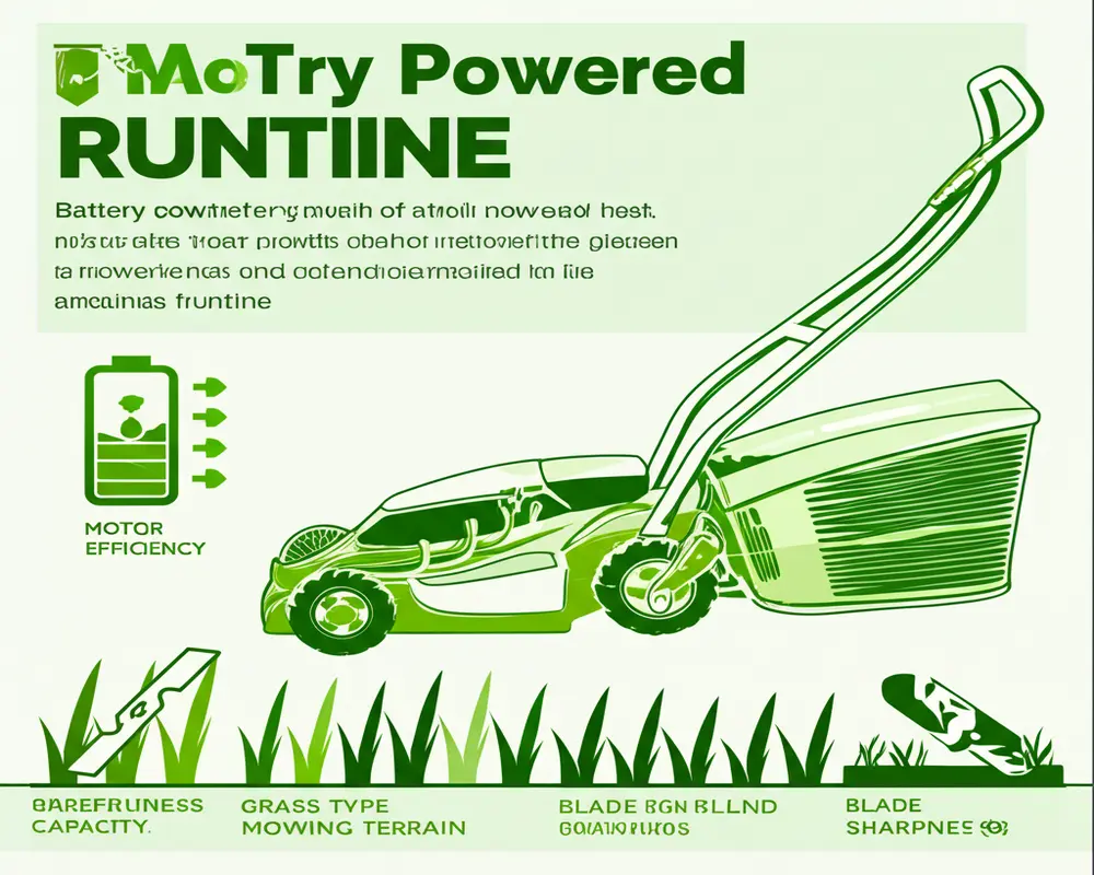 Factors affecting battery lawn mower runtime explained