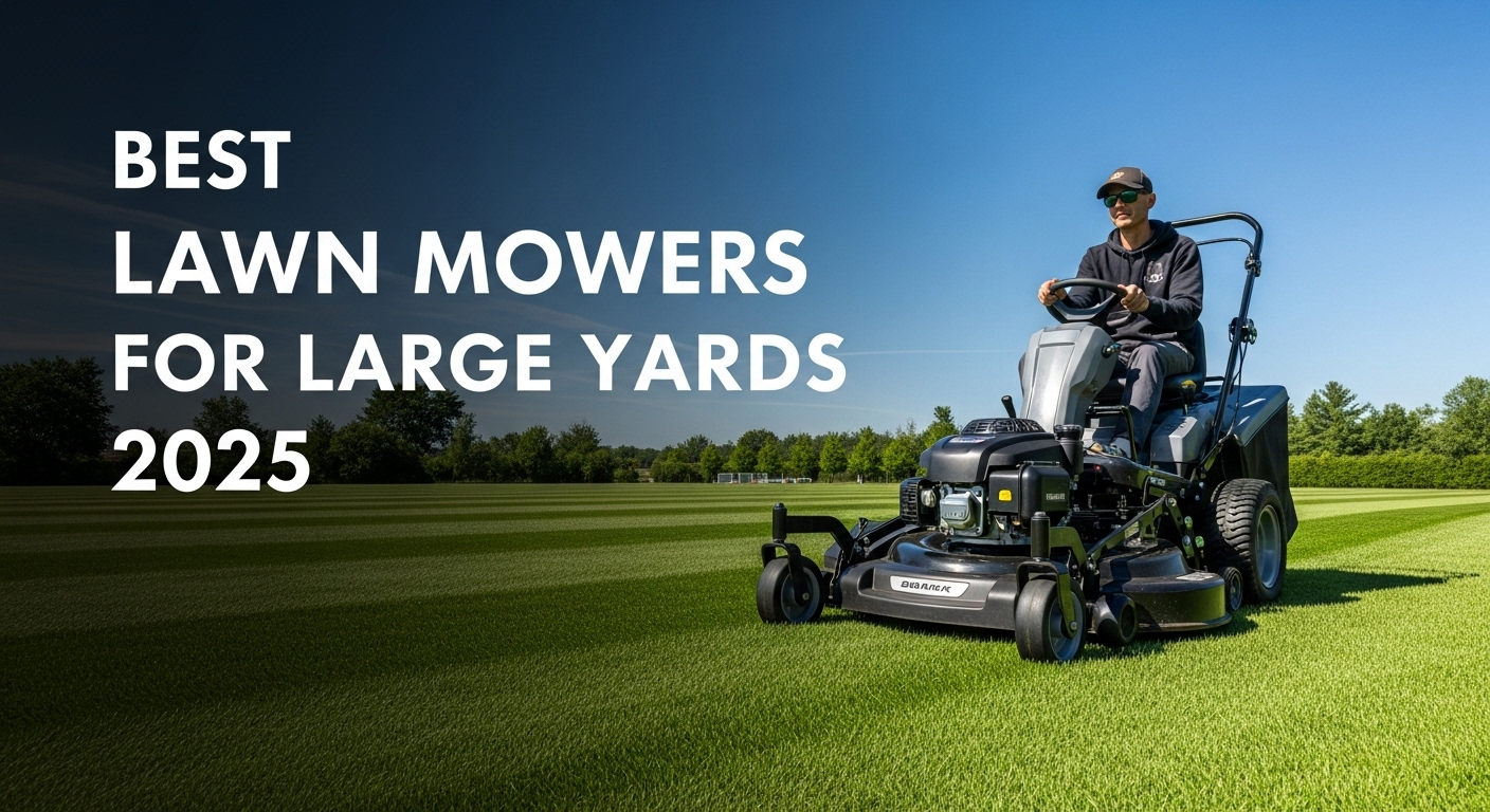 Best Lawn Mowers for Large Yards 2025