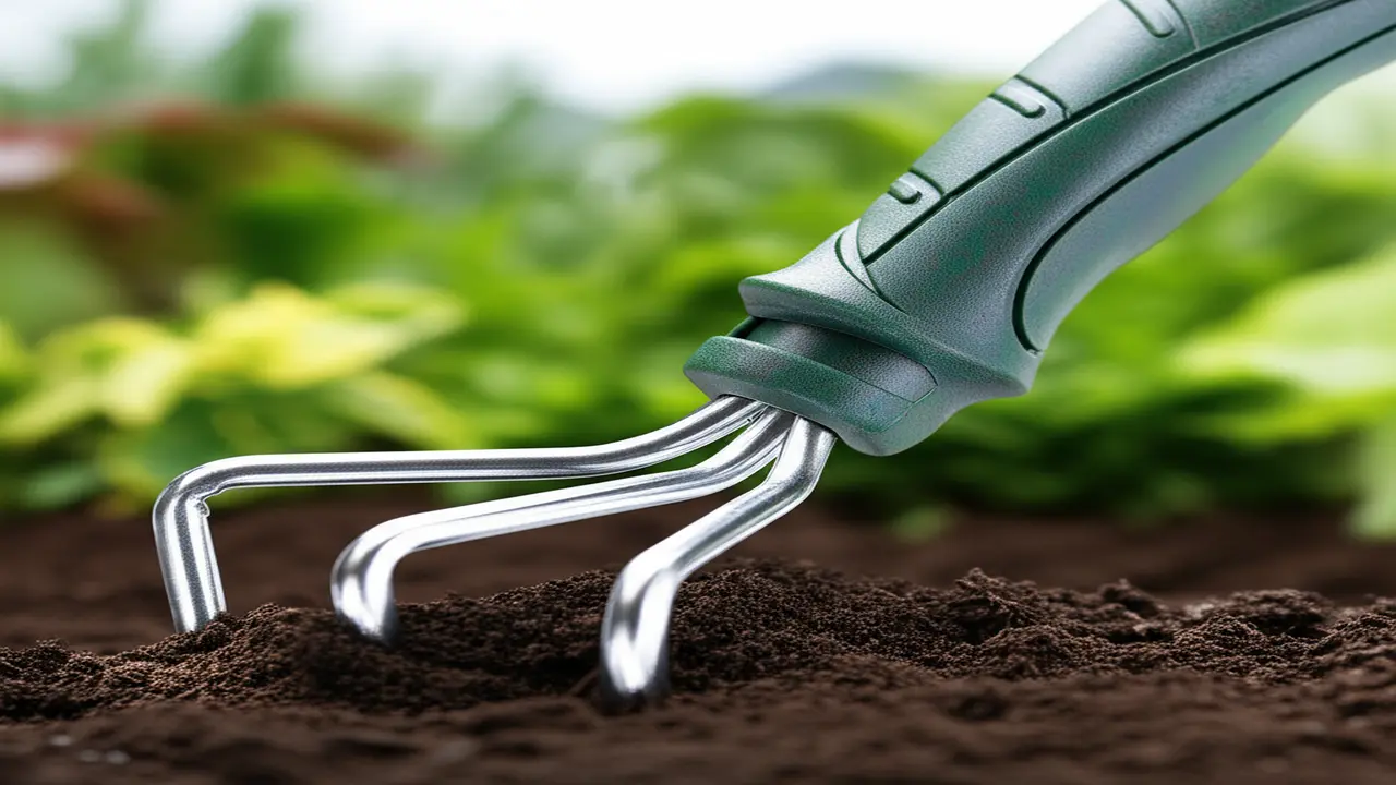 Ergonomic hand cultivator handle designed for comfort and reduced strain