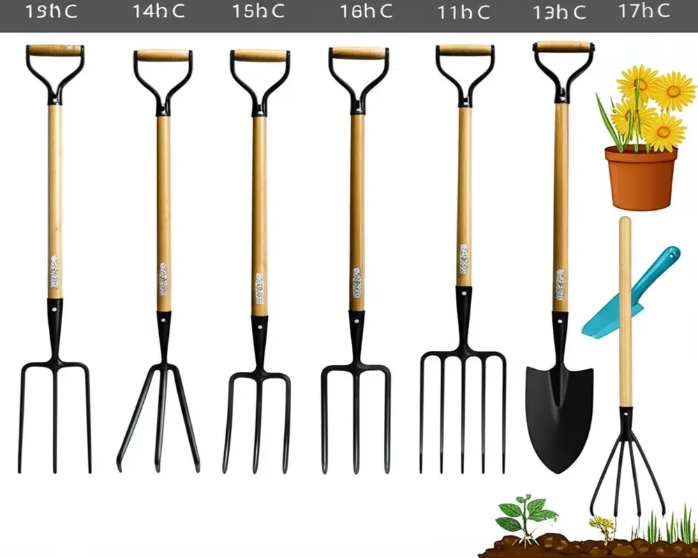 Comparison of garden fork weight ranges to help find the ideal garden fork weight