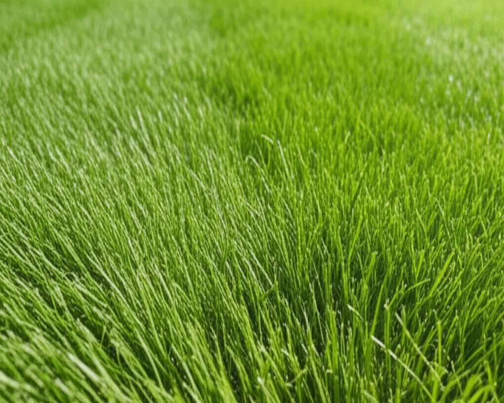 Grass showing different cutting heights