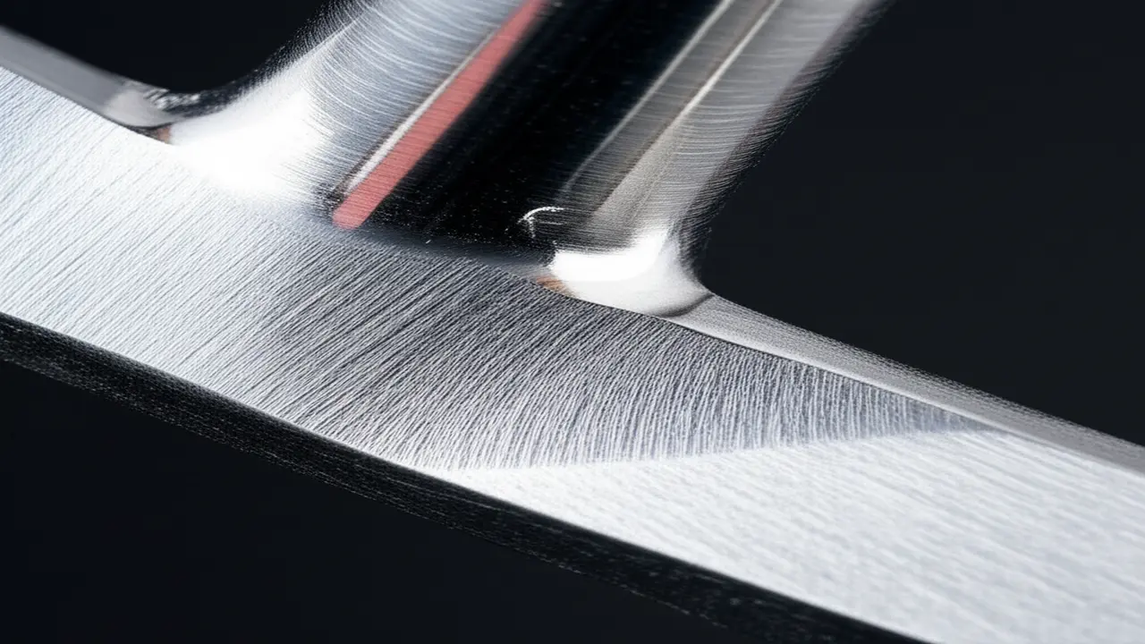 Close-up of hand cultivator head materials like stainless steel and carbon steel