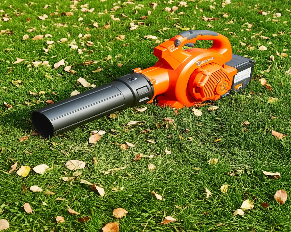 Battery-powered Husqvarna leaf blower image