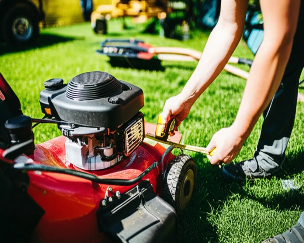 Checking mower deck size and features