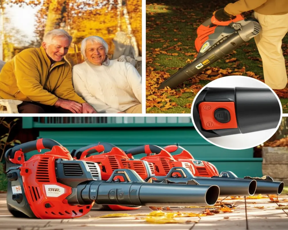 Top senior-friendly leaf blowers with low vibration and easy-start features