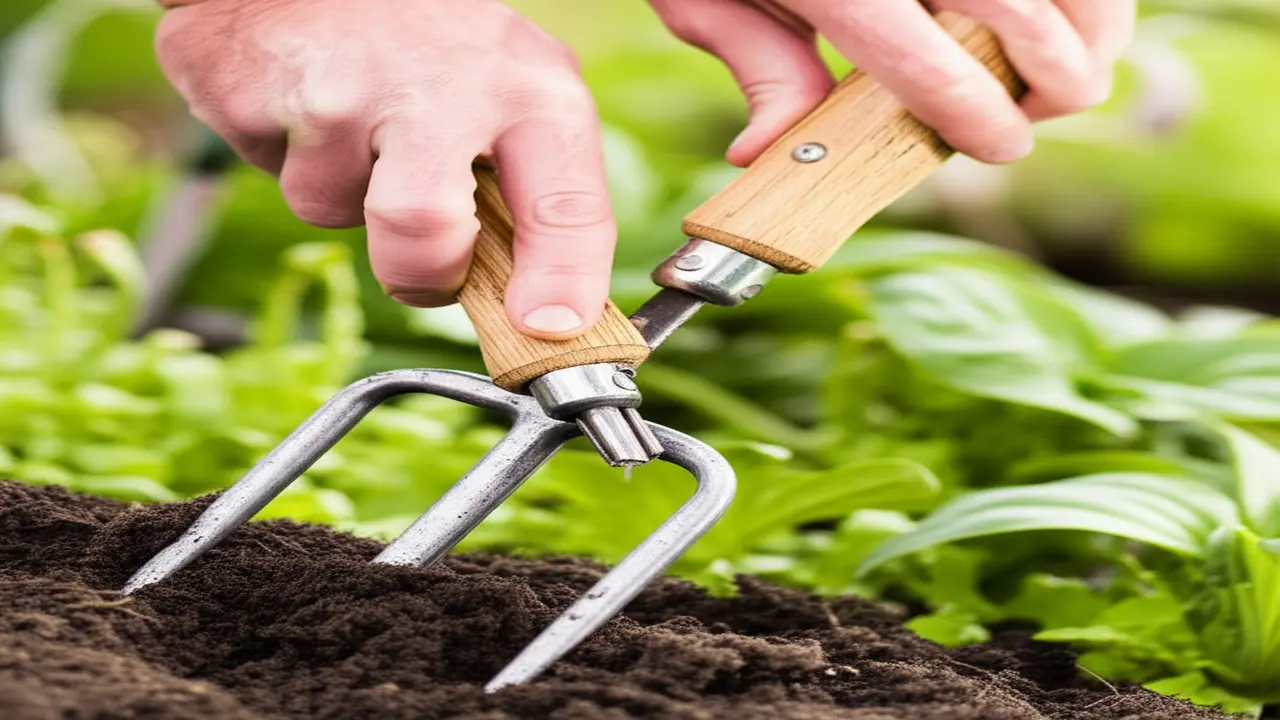 Care and maintenance of an organic gardening fork to extend durability