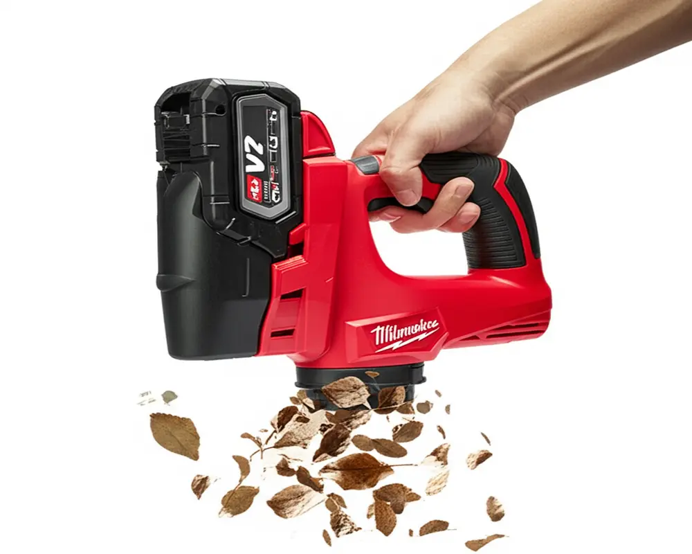 Milwaukee M12 leaf blower compact and portable for quick clean-ups