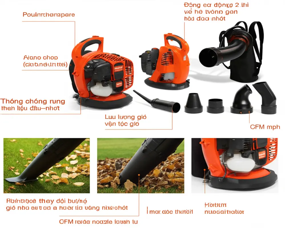 Poulan leaf blower overview models and usage in a backyard