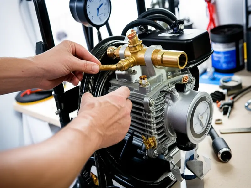Pressure washer maintenance guide infographic Pressure washer maintenance guide infographic