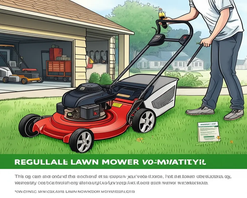 Maintenance and proper usage to prevent voiding lawn mower warranty