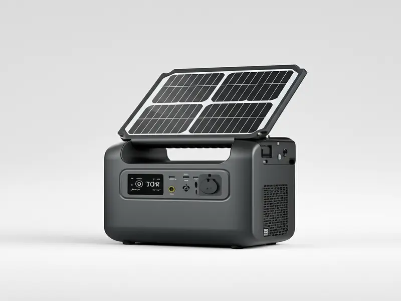 Solar generator powering various devices Solar generator powering various devices