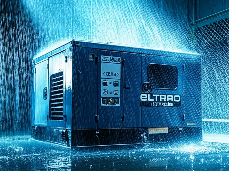 Independent waterproof generator testing in progress Independent waterproof generator testing in progress