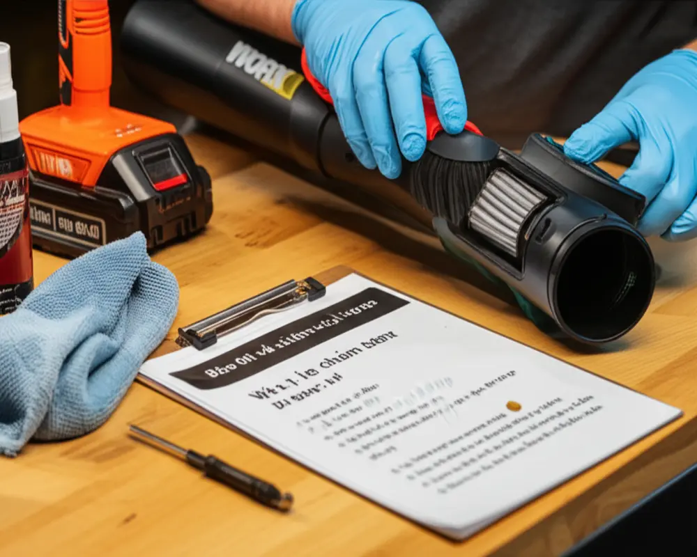 Maintaining a Worx leaf blower: tips and care